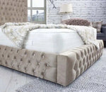 Load image into Gallery viewer, Sofia Luxurious Dotted Bed - BedsnBoards