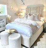 Load image into Gallery viewer, Oslo Upholstered Bed Frame - BedsnBoards