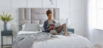 Load image into Gallery viewer, Seoul Stylish Thick Padded Bed Frame - BedsnBoards