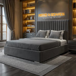 Load image into Gallery viewer, Stratford Luxury Crushed Velvet Princess Bed