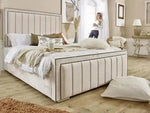 Load image into Gallery viewer, Stylish Bumper Panelled Bed - BedsnBoards
