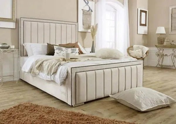 Stylish Bumper Panelled Bed - BedsnBoards