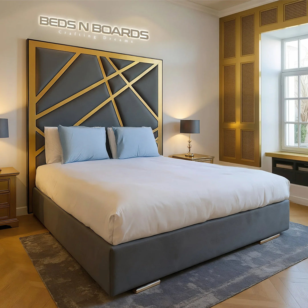 Modern Versailles Luxury Designer Bed Frame.