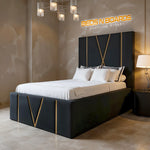 Load image into Gallery viewer, Versailles Luxury Upholstered Bed Frame