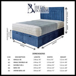 Load image into Gallery viewer, Vertigo Bumper Liner Ottoman Divan Bed BedsnBoards