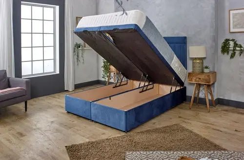 Vertigo Bumper Liner Ottoman Divan Bed - BedsnBoards