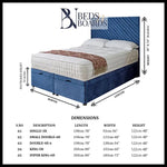 Load image into Gallery viewer, Zebra Ottoman Divan Bed BedsnBoards