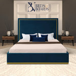 Load image into Gallery viewer, 2025 Kensington Luxury Bed – Minimal Gold Trim - BedsnBoards
