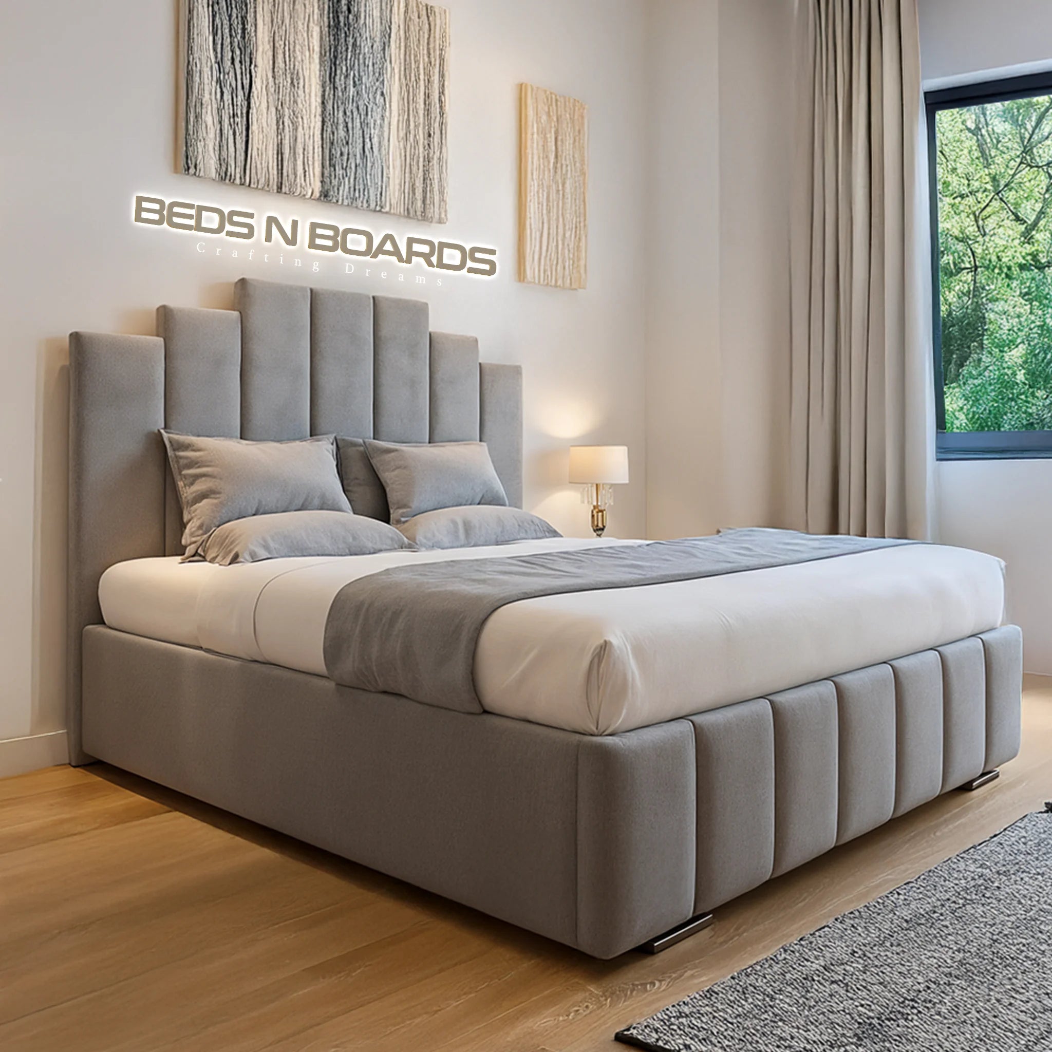 2025 Deco Royale Bed Frame with Optional Ottoman Storage