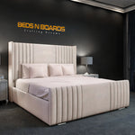 Load image into Gallery viewer, 2025 Ashford Luxury Bed – Wingback Frame with Optional Storage

