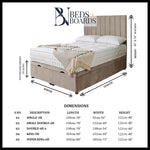 Load image into Gallery viewer, Apollo Panel Ottoman Divan Bed BedsnBoards
