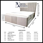 Load image into Gallery viewer, Athens Winged Back Curved Coventry Bed Only Furniture
