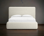 Load image into Gallery viewer, Beautiful Diana Boucle Teddy Beer Cream Luxury Bed - BedsnBoards
