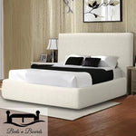 Load image into Gallery viewer, Beautiful Diana Boucle Teddy Beer Cream Luxury Bed - BedsnBoards
