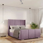 Load image into Gallery viewer, Elegant Bremen Upholstered Bed - BedsnBoards
