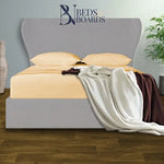 Load image into Gallery viewer, Butterfly Wingback Curved Luxury Bed BedsnBoards
