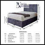 Load image into Gallery viewer, Cardiff Ottoman Divan Bed BedsnBoards
