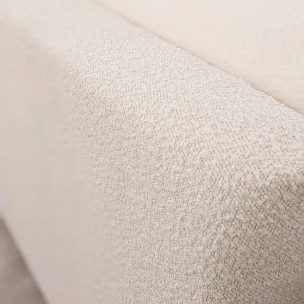 Cascade Cream Boucle Luxury Panelled Bed - BedsnBoards