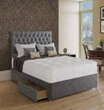 Load image into Gallery viewer, Luxury Chesterfield Bed Set – Ottoman Divan &amp; Buttoned Headboard - BedsnBoards
