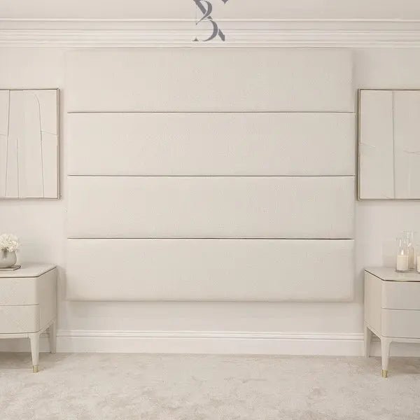 Cloud Boucle Individual Upholstered Headboard Wall Panel - 45cm - BedsnBoards