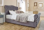 Load image into Gallery viewer, Colorado Sleigh upholstered Bed Only Furniture
