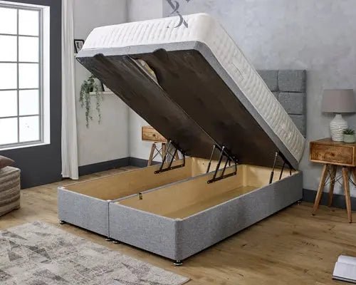 Cube Ottoman Divan Bed - BedsnBoards