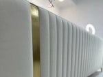Load image into Gallery viewer, luxury golden strip beds, luxury beds
