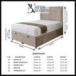 Load image into Gallery viewer, Hannah Bumper Ottoman Divan Bed BedsnBoards
