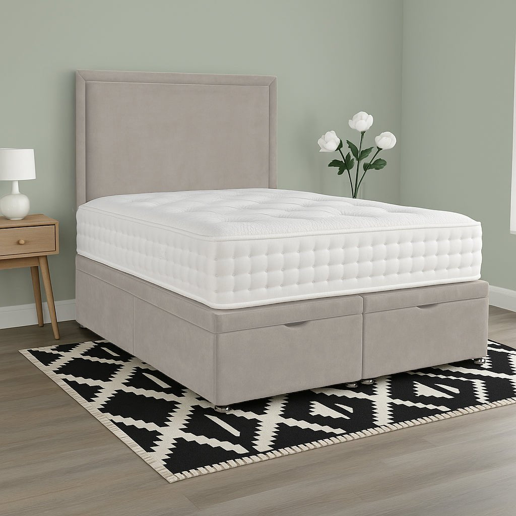 Hannah Bumper Ottoman Divan Bed - BedsnBoards