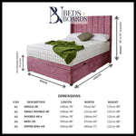 Load image into Gallery viewer, Hilton WingBack Ottoman Divan Bed BedsnBoards
