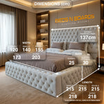 Load image into Gallery viewer, 2025 Regent Ambassador Luxury Bed Frame with Optional Ottoman Storage
