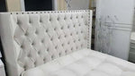 Load image into Gallery viewer, Marilyn Wingback Upholstered Bed - BedsnBoards
