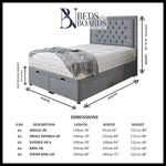 Load image into Gallery viewer, Miami Ottoman Divan Bed BedsnBoards
