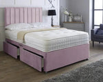 Load image into Gallery viewer, Modern Apollo Liner Divan Storage Bed - BedsnBoards

