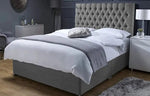 Load image into Gallery viewer, Mullion Divan Matching &amp; Diamond Button Bed - BedsnBoards
