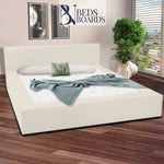 Load image into Gallery viewer, 2025 Teddy Boucle Luxury Bed – Modern Edge Design - BedsnBoards

