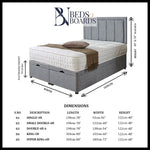 Load image into Gallery viewer, Olivia Bumper Liner Ottoman Divan Bed BedsnBoards

