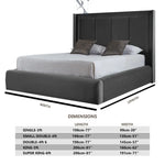 Load image into Gallery viewer, Dolphin Luxury Plain Border Panel Liner Bed - BedsnBoards
