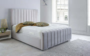 Yorkshire Panelled Upholstered Bed - BedsnBoards