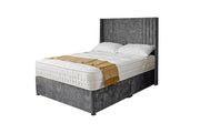 Sauvage WingBack Ottoman Divan Bed - BedsnBoards