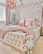 Load image into Gallery viewer, Sheraton Dotted Bumper Bed - BedsnBoards
