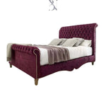 Load image into Gallery viewer, Traditional Chesterfield Sleigh 2023 - BedsnBoards
