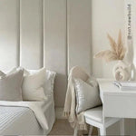 Load image into Gallery viewer, Smoke Grey Velvet Individual Upholstered Headboard Panel - 45cm - BedsnBoards
