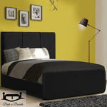 Load image into Gallery viewer, Sofia Upholstered Bed Frame - BedsnBoards
