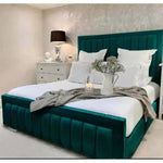 Load image into Gallery viewer, Stylish New Elegant Milano Upholstered Bed - BedsnBoards
