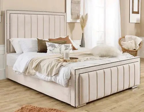 Stylish Bumper Panelled Bed - BedsnBoards