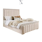 Load image into Gallery viewer, Stylish Bumper Panelled Bed - BedsnBoards
