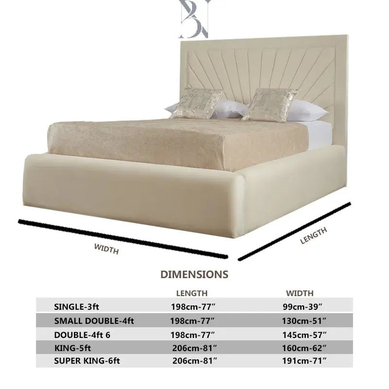 Sunrise Luxury Bed - BedsnBoards