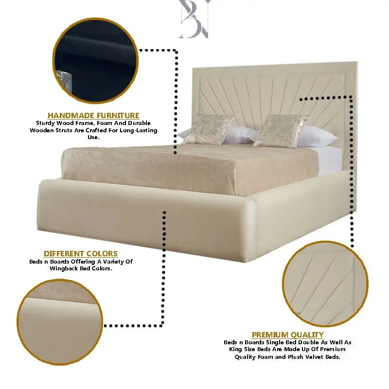 Sunrise Luxury Bed - BedsnBoards