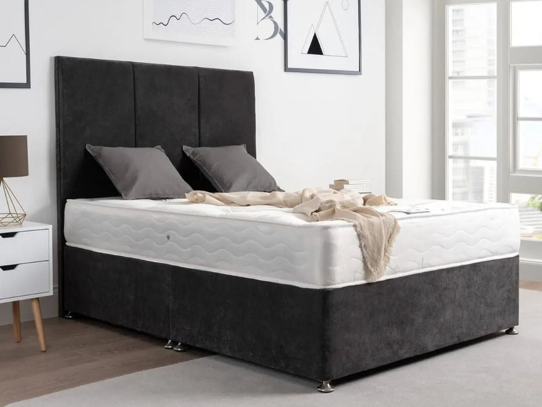 Sussex Panelled Divan Bed - BedsnBoards